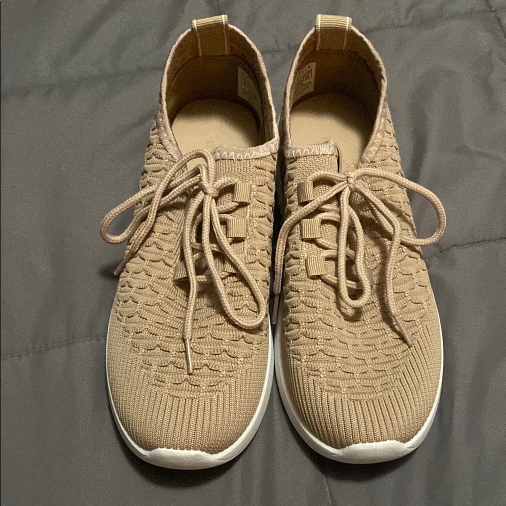 Danskin Beige Knit Sneakers
